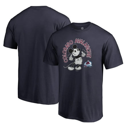 Colorado Avalanche Fanatics Branded Disney Mickey's True Original Arch T-Shirt - Navy