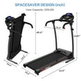 thumbnail image 4 of Veryke Folding Compact Treadmill for Home 1.5 HP Power, Walking Jogging Machine Indoor Exercise, 4 of 7