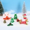 thumbnail image 4 of Mightlink Micro Landscape Ornament Small Mini Cute Model Synthetic Resin DIY Miniature Garden Figurines Decoration for Christmas, 4 of 7