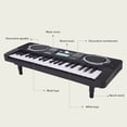 thumbnail image 3 of Kids Keyboard Piano Toy, Kids Keyboard Piano Toy37 Key Multi Functional Interactive Kids Piano Musical Instrument, 3 of 8