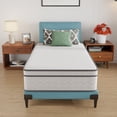 thumbnail image 2 of PayLessHere 12 Inch Innerspring Mattress in a Box with Bamboo Charcoal Gel Memory Foam Fiberglass Free CertiPUR-US Certified Medium Firm Spring Mattress Pressure Relief,Twin, 2 of 8