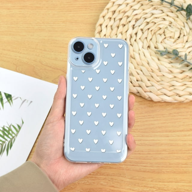 A Lot Of Love Transparent Black Lens All-inclusive Mobile Phone Case Is Suitable For Iphone14ProMax/14Plus/14Pro/14,iphone13ProMax/13MINI/13Pro/13,iphone12ProMax/12MINI/12Pro/12,iphone11ProMax/11Pro/1