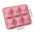 thumbnail image 4 of Eqslft Cow Silicone Mold for Chocolate, Cookies, Candy, Jello, and Soap - 1.4oz per Cavity, Food-Grade, Easy Release, for Homemade Treats, 4 of 9