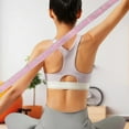 thumbnail image 1 of DYNWAVECA 8 Segment Stretch Strap Elastic Strap for Upper Lower Body Leg Shoulder Pink, 1 of 10