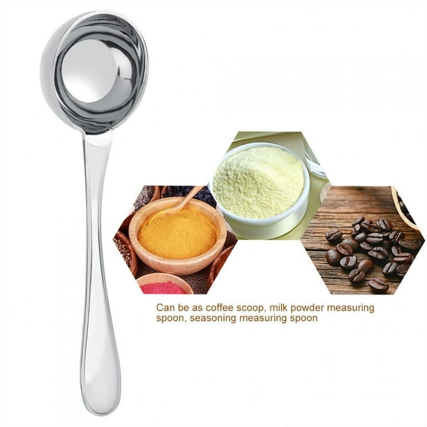 Cuchara medidora de acero inoxidable respetuosa con el medio ambiente duradera cuchara medidora de café cuchara medidora de leche en polvo cuchara medidora de café Higoodz Otros
