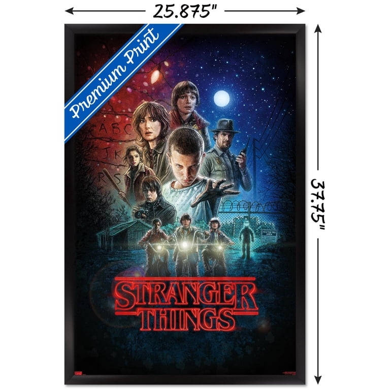 Netflixオリジナルシリーズ『STRANGER THINGS』ポスター 24X36 Netflix Stranger Things - One Sheet Wall Poster, 24