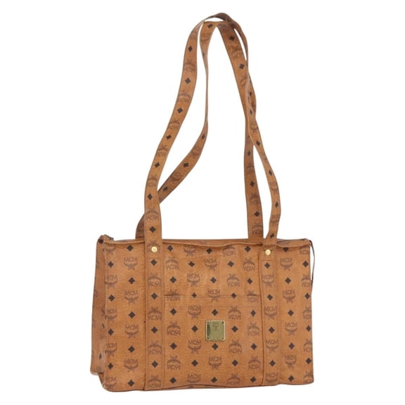 Pre-Owned MCM Visetos Pvc Brown Canvas Shoulder Bag Bag