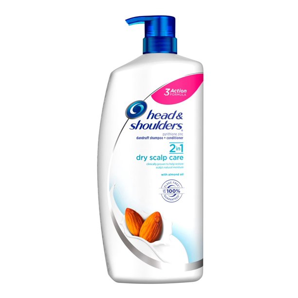 Product of Head & Shoulders 2in1 Dry Scalp Care with Almond Oil AntiDandruff Shampoo and