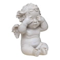 thumbnail image 4 of Estatua de ángel Adorno de escritorio Estudio Resina Estilo retro Artesanía Figura de ángel para Estilo E, 4 of 9