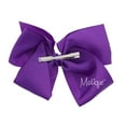 thumbnail image 4 of Motique Accessories 8 inch Grosgrain Hair Bow for Women and Girls (Purple), 4 of 4
