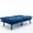 Navy Blue, variant on Modern Convertible Folding Bed / Fluffy Cushions, Fits Small Rooms