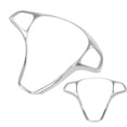 thumbnail image 4 of Steering Wheel Frame, Silver Steering Wheel Decaration Abrasion Resistance Waterproof  For Car, 4 of 8