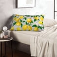 thumbnail image 6 of Balery Lemon Seamless Pattern Oil Painting Effect Bedding Queen Pillow Cases - Envelope Closure - Soft Brushed Microfiber Fabric - Shrinkage and Fade Resistant Pillow Cases-14"x20", 6 of 6