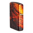 thumbnail image 4 of Zippo 48622 Briquet de Poche Blanc Mat Coupe-Vent à Motif de Coulée de Lave, 4 of 7