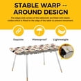 thumbnail image 4 of Farmhouse Rooster Table Cloths for 8 Foot Rectangle Tables, Vintage Watercolor Flowers Black Plaid Patio Waterproof Elastic Fitted Tablecloths, Washable Rectangular Table Cover for Camping, 4 of 8