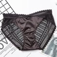 thumbnail image 5 of Sngxgn Women’s Flattering Lace Panties, Lightweight & Silky with Superior Stretch(Black,M), 5 of 5