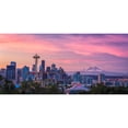 thumbnail image 3 of Zheng, Michael 18x11 Black Modern Framed Museum Art Print Titled - Good Morning-Seattle!, 3 of 5
