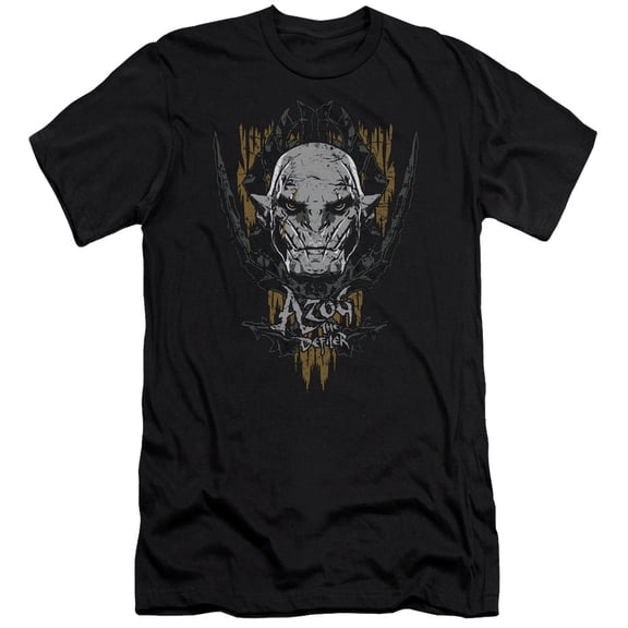 Hobbit Azog Premium Canvas Adult Slim Fit 30/1 T-Shirt Black