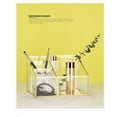 thumbnail image 4 of Cosmetic Glass Makeup Organizer Gold Cosmetic Storage Display With Multiple Compartments For Brushes Lipstick Perfume Concealers Makeup Holder, 4 of 9