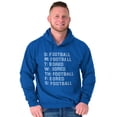 thumbnail image 3 of Bored Football Sport Schedule Hoodie Hooded Sweatshirt Men Brisco Brands X, 3 of 6
