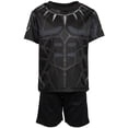 thumbnail image 6 of Marvel Avengers Big Boys' Cosplay Athletic 2-Piece T-Shirt and Shorts Set Heather Grey Black, 6 of 7