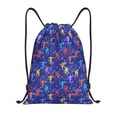 thumbnail image 1 of Saiise Ice Hockey Players With Puck Pattern Sports Drawstring Backpack - String Swim Gym Bag with Wet Proof Pocket for Women&Men-Medium, 1 of 6