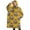 Yellow Hedgehog Pattern, variant on Oversized Wearable Blanket Hoodie,Fall Hedgehog and Leaves Sherpa Blanket Hoodie with Super Pockets,Super Warm Fuzzy Pullover for Women & Men