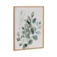 thumbnail image 4 of Kate and Laurel  Modern Minimalist Botanical Watercolor in Muted Teal Framed Wall Art by The Creative Bunch Studio, 16x20 Gold, Soft Eucalyptus Plant Art for Wall, 4 of 7