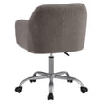 thumbnail image 3 of Linon Chaise de Bureau Rembourrée en Métal Colton Gris, 3 of 17