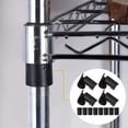 thumbnail image 4 of MIANGASTORE 32 Pairs Anti-static Wire Shelfing Shelf Lock Clips Split Shelf Sleeves (Black), 4 of 7