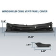 thumbnail image 3 of Windshield Cowl Vent Panel Cover ABS Fit For 2013-2018 Toyota RAV4 55708-0R030, 3 of 10