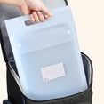 thumbnail image 5 of Yhmxh Expanding Plastic Accordion File Organizer with Handle, 13 Pocket A4 Letter Size Portable Document Folder with Label & Snap Button Closure, Paper Storage Wallet for Office Receipt Storage, 5 of 6