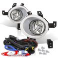 thumbnail image 3 of AJP Distributors Front Driving Bumper Clear Lens Fog Lights Lamps Assembly Left & Right Pair + Bezels Bulbs Switch Wiring Harness Kit Compatible/Replacement For Honda CR-V CRV 2007 2008 2009 07 08 09, 3 of 10