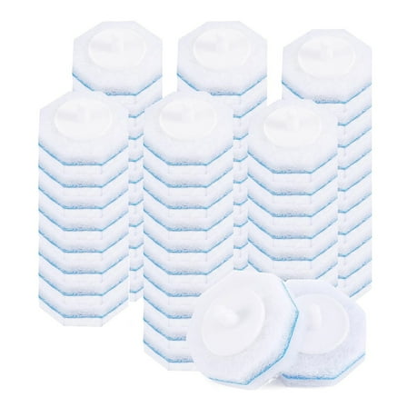 60pcs Upgraded Toilet Brush Wand Disposable Cleaning Heads Compatible Refills