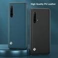 thumbnail image 3 of Luxury PU Leather Case For Realme X3 SuperZoom Matte Cover Silicone Shockproof Protection Phone Case For Realme X50 Pro 5G Coque Red For Realme X50 Pro, 3 of 6