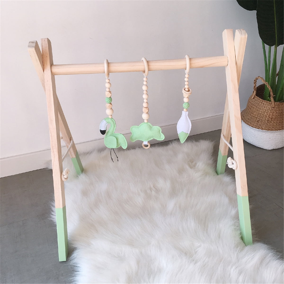 wooden hanging baby toys
