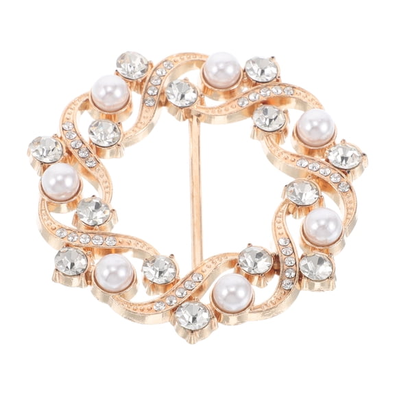 Luxshiny Alloy Scarf Ring Clip for Women's Unique Knot Buckle Shirt Hems Versatile Fashion Accessory 100% Quality