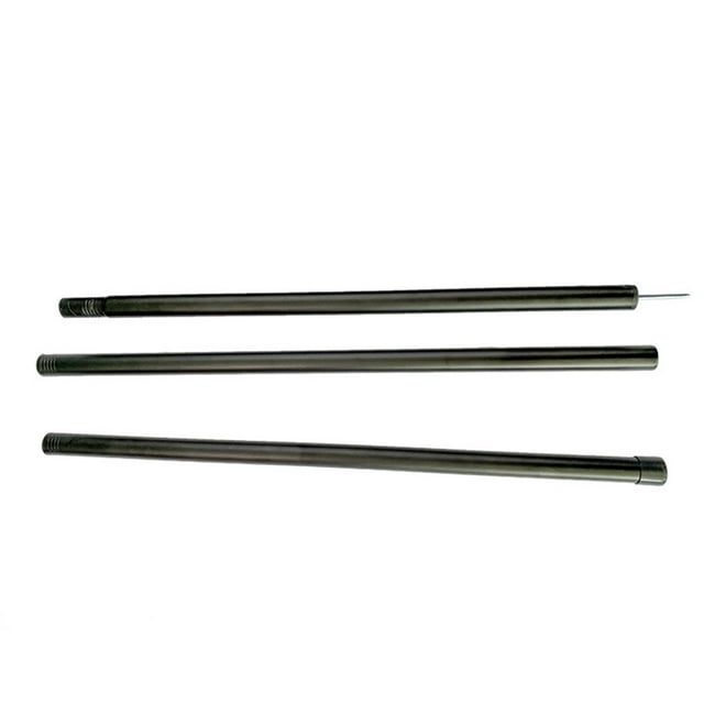 Graflsoa Outdoor Tarp Tent Accessory - 25MM Threaded Support Pole, 1.8m (3-Section, Iron Material)