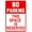 Warning Sign 2, variant on No Parking Yard Sign - 8"x12" Vintage Metal Warning Sign, Yard Parking Decor for Home Farm Bar Coffee Shop Club Outdoor