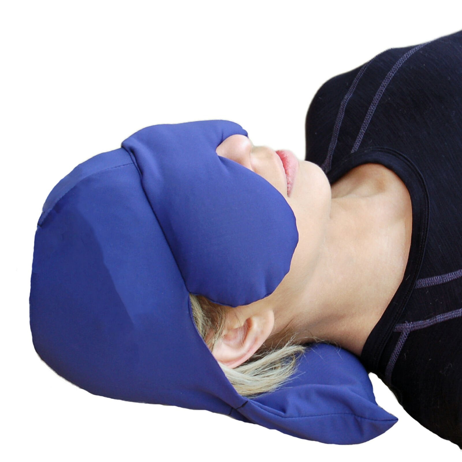 NEW Sinus Pressure & Migraine Headache Relief Herbal Cap and Eye Mask