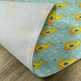 thumbnail image 5 of Ambesonne Yellow Submarine Place Mats Set of 4, Nautical Style, Standard Size, Seafoam and Earth Yellow, 5 of 6