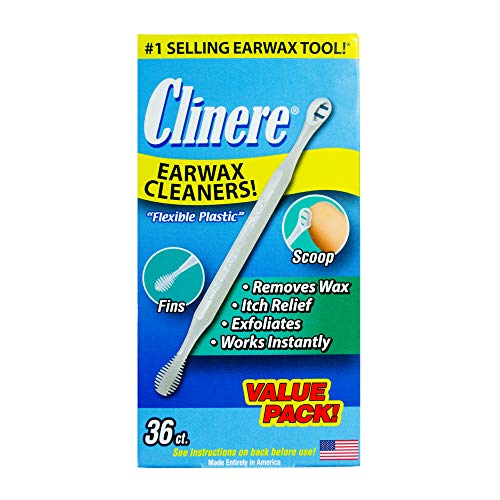 Clinere Ear Cleaners Club Value Pack, 36 Count Earwax Remover Tool