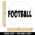 thumbnail image 2 of Football Fun Text Self-Inking Rubber Stamp Ink Stamper - Red Ink - Medium 1 Inch, 2 of 7