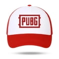 thumbnail image 4 of Gorra de béisbol con estampado de PUBG para hombre y mujer, sombrero con visera de malla, ajustable, Unisex, 4 of 4