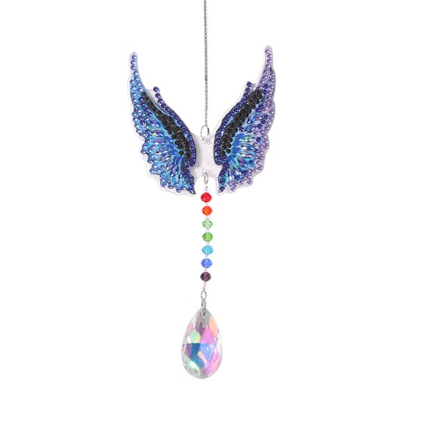Punto taladro diamante pintura viento carillón DIY cristal sueño luz Catcher colgante FLhrweasw Nuevo