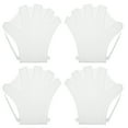 thumbnail image 1 of Uxcell 8 Inch Swim Gloves, 2 Set Silicone Swimming Gloves White, 1 of 7