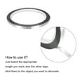 thumbnail image 4 of Uxcell Silver Tone Metalized Tape 1/4 Inch x 55 Yards Decor Tape 3 Pack, 4 of 6