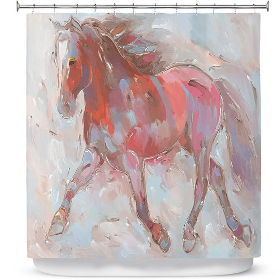 Shower Curtains 70" x 73" from DiaNoche Designs by Hooshang Khorasani - Steed With Style Horses