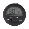 thumbnail image 1 of Temperature Humidity Meter Portable Round Embedded Electronic Digital Display Temperature Humidity Gauge, 1 of 19