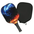 thumbnail image 1 of Uxcell Palettes de Pickleball en Graphite USAPA en Fibre de Verre avec Sac Bleu Rouge, 1 of 7